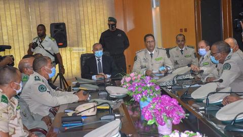 وزير الدفاع يزور قيادة أركان الدرك الوطني، ومركز التدريب في السبخة